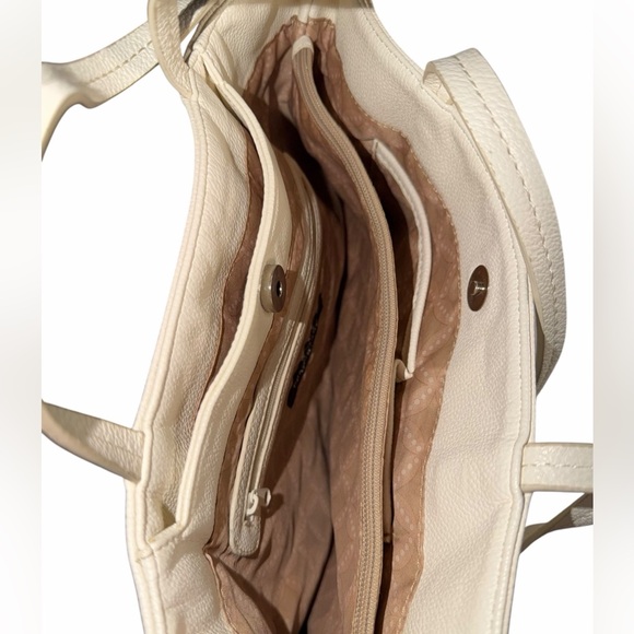 Franco Sarto Elegant Cream Tote - Picture 5 of 6